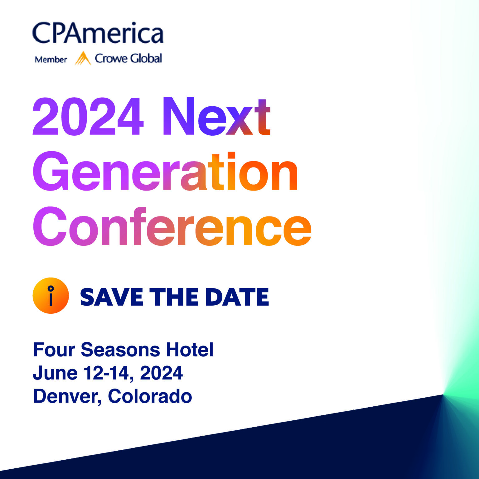 2024 Next Generation Conference CPAmerica